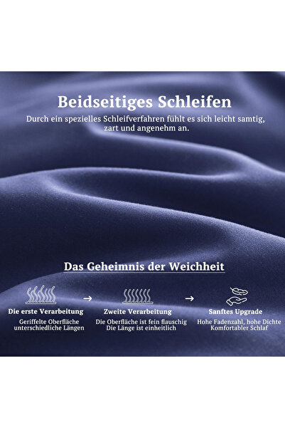 OEM Bed linen 135x200 2 pieces blue