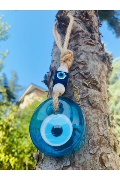 312 KONSEPT 5.5 cm Blue Color Evil Eye Bead Evil Eye Rope Tree Ornament Gift