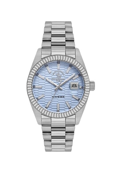 Santa Barbara Polo & Racquet Club Sb.1.10626-1 Men's Wrist Watch with Steel Band