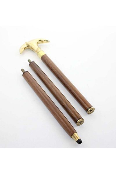 İstangül Butik Walking Stick with Brass Hoe