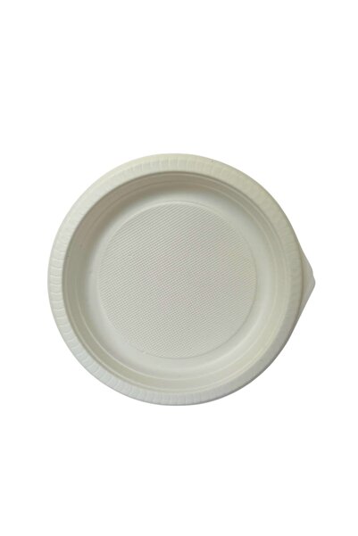 LYOBEST Set of 50 Reusable and recyclable flat plates, 21 cm