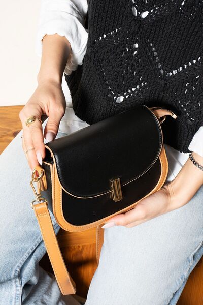 Çanta Trend Lock Detailed Long Strap 4 Compartment Lined Crossbody and Shoulder Bag 712