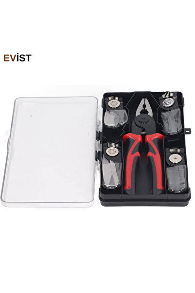 EVİST Evist- 5 BAŞLIK ÇOK FONKSİYONLU SET TEL PENSE - KABLO KESİCİ - TEL SIYI...