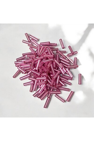312 KONSEPT 50 Grams Pink Glass Pipe Beads