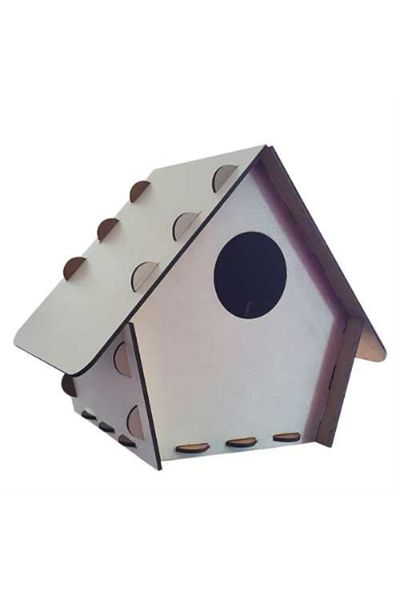 a v d a Wooden Bird House Painting Art