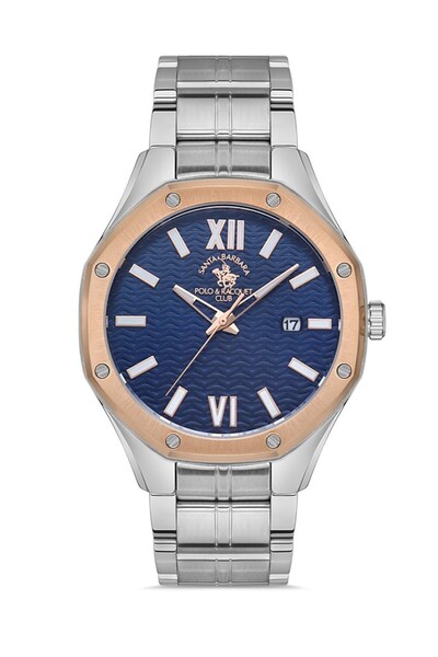 Santa Barbara Polo & Racquet Club Sb.1.10391.3 Men's Wrist Watch with Steel Band