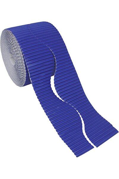 PHINDBOOKS لفة حدود زرقاء داكنة (الحجم 10 سم * 7.5 متر)