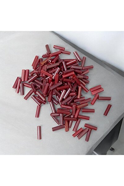 312 KONSEPT 50 de grame de margele de sticlă bordeaux