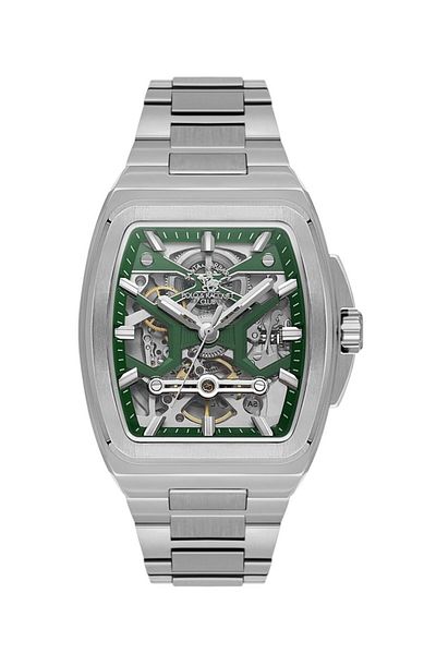 Santa Barbara Polo & Racquet Club Sb.1.10630-3 Men's Wrist Watch with Steel Band