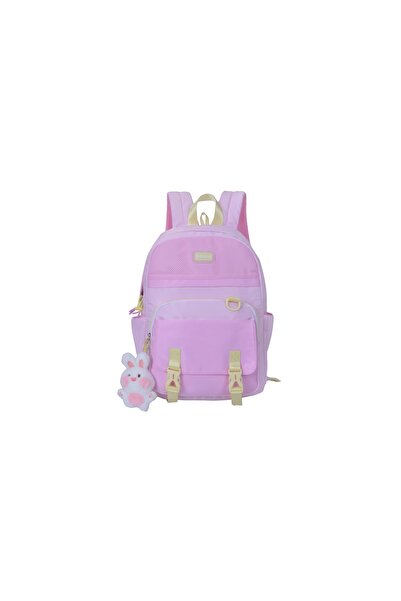 Pause BACKPACK 17" W/ PENCIL CASE &Pink Pocket