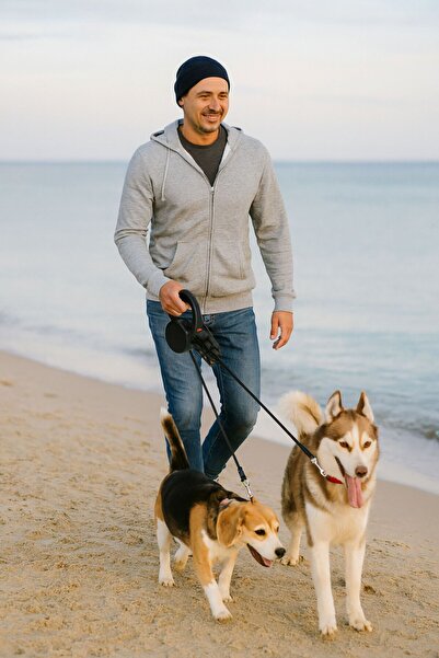 CasaPetra Köpek Gezdirme Tasması Çift Yapılı Çok Fonksiyonlu
