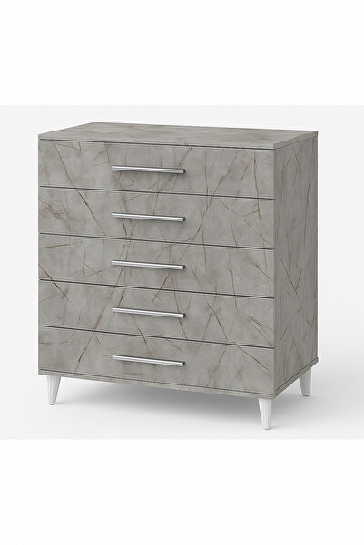 Kardelahome Kardela %100 Mdf Şifonyer 5 Çekmeceli Şifonyer