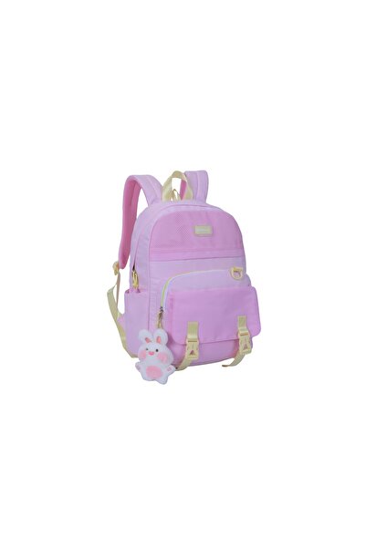 Pause BACKPACK 17" W/ PENCIL CASE &Pink Pocket