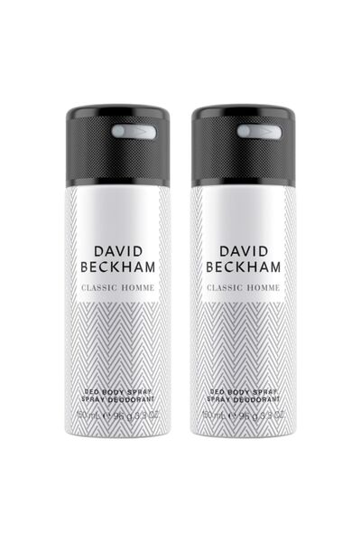 David Beckham Set 2x Deodorant Spray Classic Homme, 150 ml
