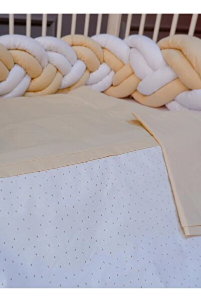 Fun Moment Braided baby bed rails with comforter, pillow and sheet