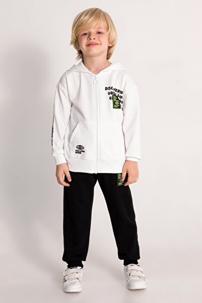 HAUSEkids 4-8 Years Real Energy Boy Suit-Ecru