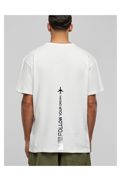 Tubinyoo Follow Your Dreams Back Printed Unisex Oversize T-Shirt