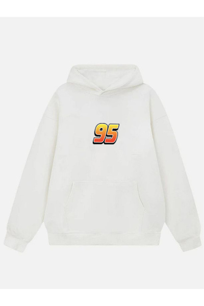 Mad&Calf Hanorac supradimensionat unisex Corvette C6 cu glugă imprimată
