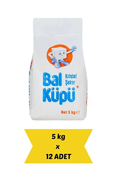 Bal Küpü Bal Küpü Toz Şeker 5 kg x 12 Adet | Toplam 60 kg | Hijyenik Paket