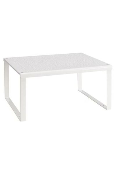TRINAR Cabinet Organizer for Kitchen and Other Furniture, White, 32x29x16 cm, Steel