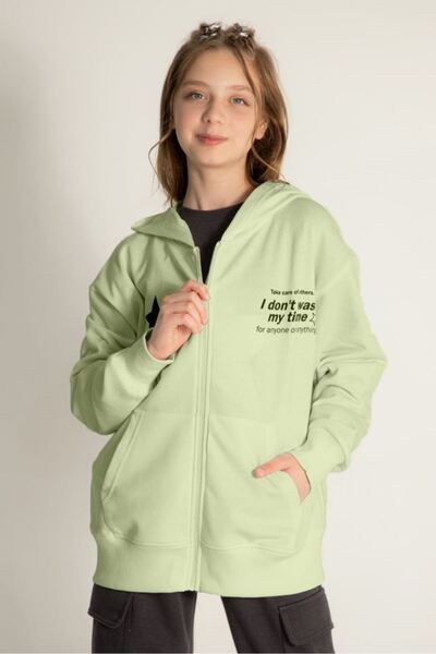 HAUSEkids 9-14 Years Old Mussness Magic Girl's Cardigan-Green