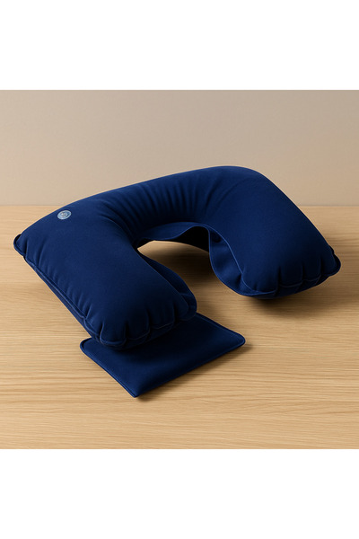Mersi SHOP Şişme U Boyun Yastığı | Seyahat İçin Taşınabilir Konforlu Uyku Yas...