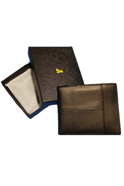 Lucmark Portofel pentru barbati, Lucmark, Piele naturala, RFID, Dimensiuni 12 x 10 x 1.5 cm