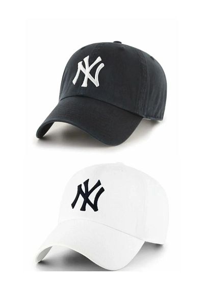 awix Sports Hat Unisex 2-Piece Beige and Black Set Adjustable Back Cotton Hat Cap