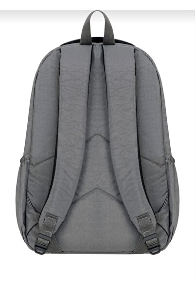 çantamgelsin Rucsac de lux din țesătură Crinkle pentru liceu și gimnaziu cu cadou breloc cu maimuță