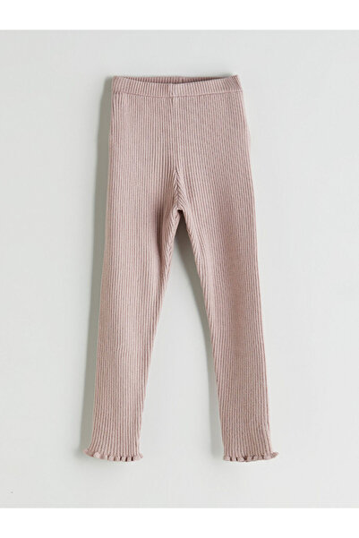 LC Waikiki Create Your Style from Uzg Store |   Soft Textured Girls' Knit Tights with Elastic Waist