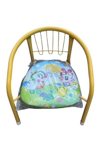 OEM Scaun copil cu pernuta moale cu sunet si desen, galben, 25kg suportabil