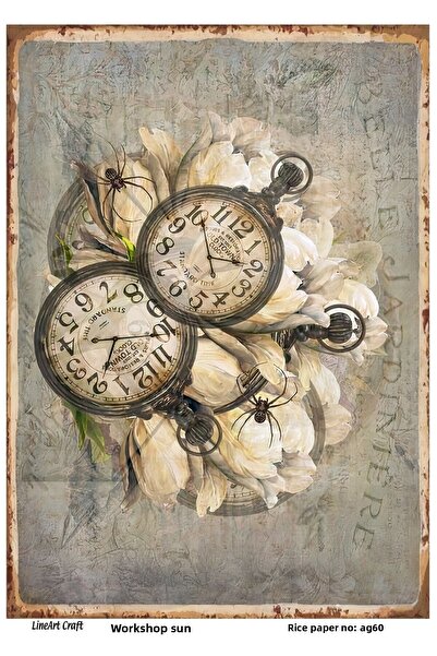 LİNEART ورق ديكوباج نحاسي La-ag60