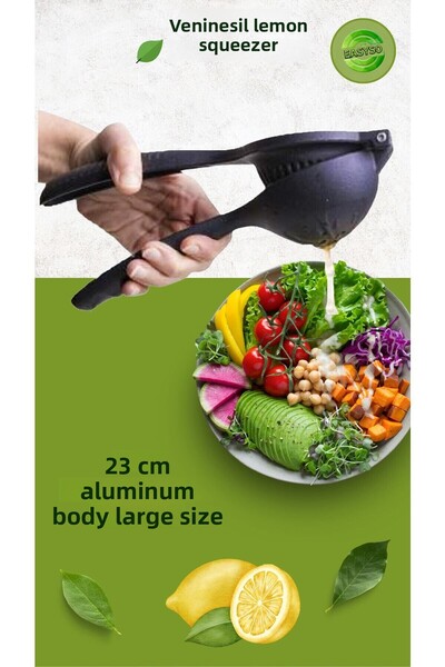 Amentes Real Cast Citrus Lemon Squeezer Multi-Purpose Lemon Squeezer