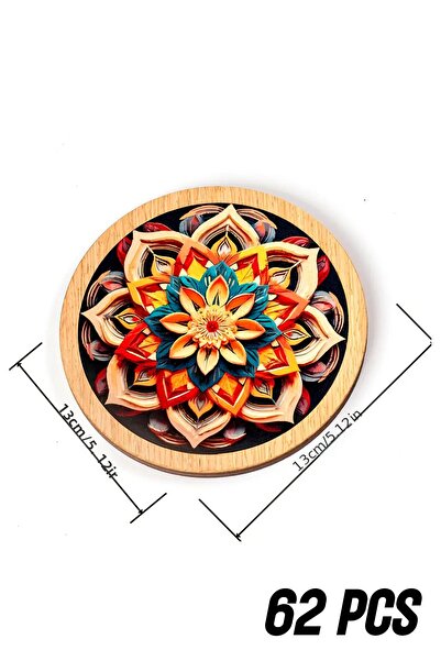 kutuTR Wooden Puzzle - Infinite Flower Pattern for Elders
