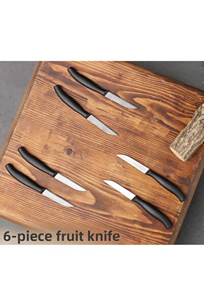 lawrenceshop 6-Piece Serving Fruit Knife Breakfast Knife