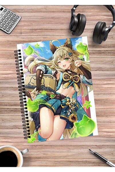 mertfigur Caiet cu spirală Genshin Kirara Anime A5 (50 coli)