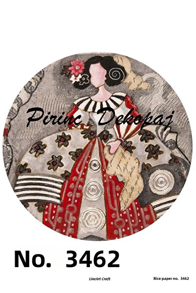 LİNEART ورق ديكوباج نحاسي Lineart رقم: L3462 - 29x42 سم