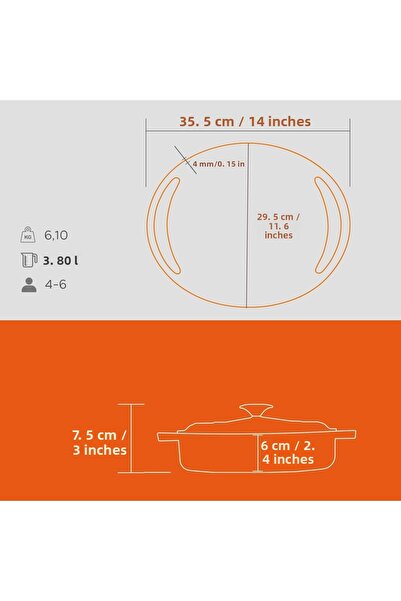 Lava Cast Iron Multi-Purpose Spring Pot Cast Iron Lid Heritage Series Diameter(Ø)28cm