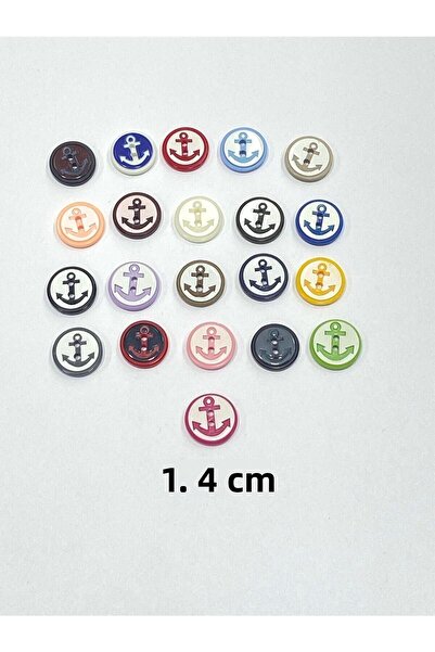 karantuhafiye Κουμπί μωρού / Μοντέλο άγκυρας 1 / 10 τεμάχια / Σαξ 1