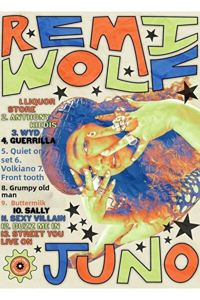 Universal Remi Wolf Juno Tablou de design Poster din lemn decorativ
