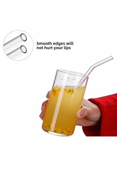 Go Aksesuar 6-Piece Glass Straw