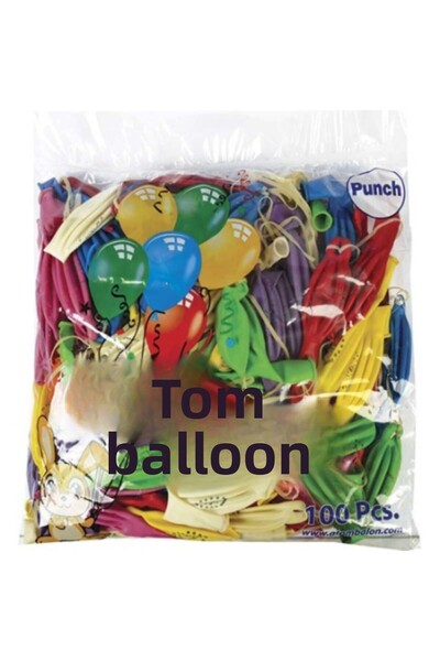 Go İthalat Punch - Big Balloon 100 Pieces (4940)