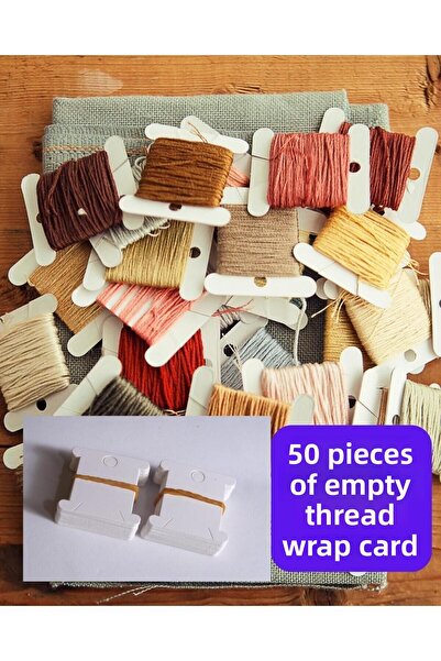 Eskişehir hobi sanat 50 de bucăți card de ambalare pentru fire de croșetat Mu...