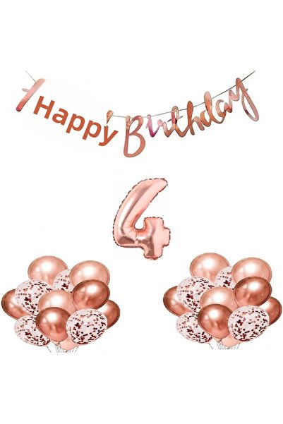 DÜVENCİ TİCARET ΣΕΤ ΜΠΑΛΟΝΙΩΝ ΓΙΑ ΓΕΝΕΘΛΙΑ ΣΕ ΧΡΩΜΑ ΡΟΖ ΧΡΥΣΟ