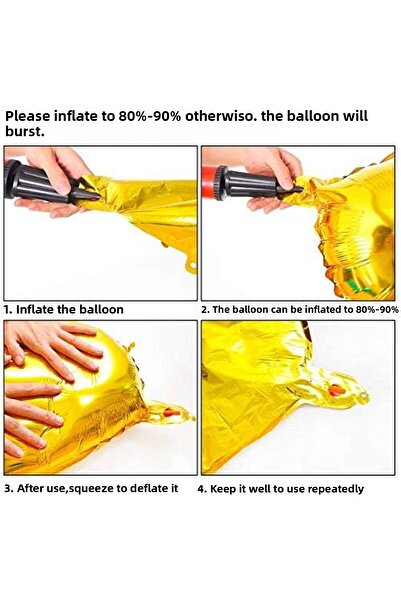 BAL10 DÜNYASI 77 cm Red Vehicle Airplane Foil Balloon