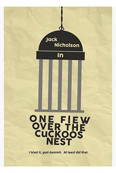 Universal Cineva a zburat peste cuibul păsării cucătoare - Tablou minimalist,...