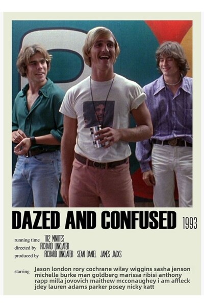 Universal Dazed And Confused Alternatif (2) Poster decorativ din lemn