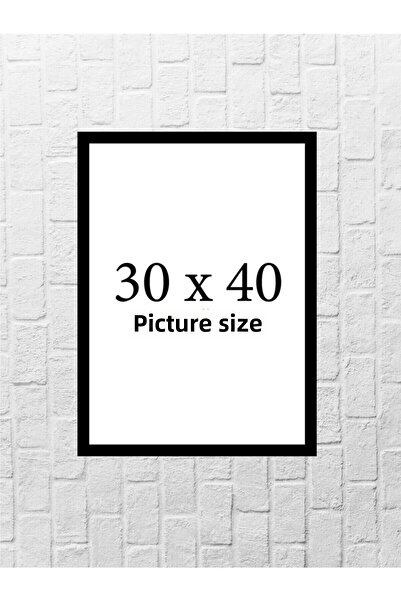 tablosetleri Culoare neagră 30x40cm 1 bucată Ramă goală