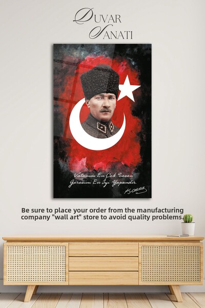 duvarsanatı Πορτρέτο Ατατούρκ είναι ο καλύτερος εργασίας που αγαπά την πατρίδ...