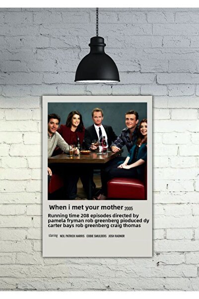 icase Cum am cunoscut mama ta Cum am cunoscut mama ta Decor Concept Tablo MDF...